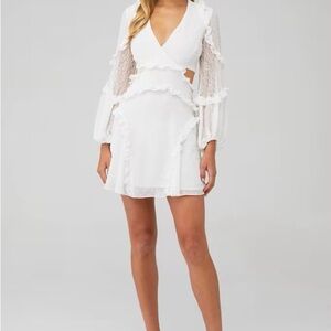 Bardot Ziggy White Lace Dress 6